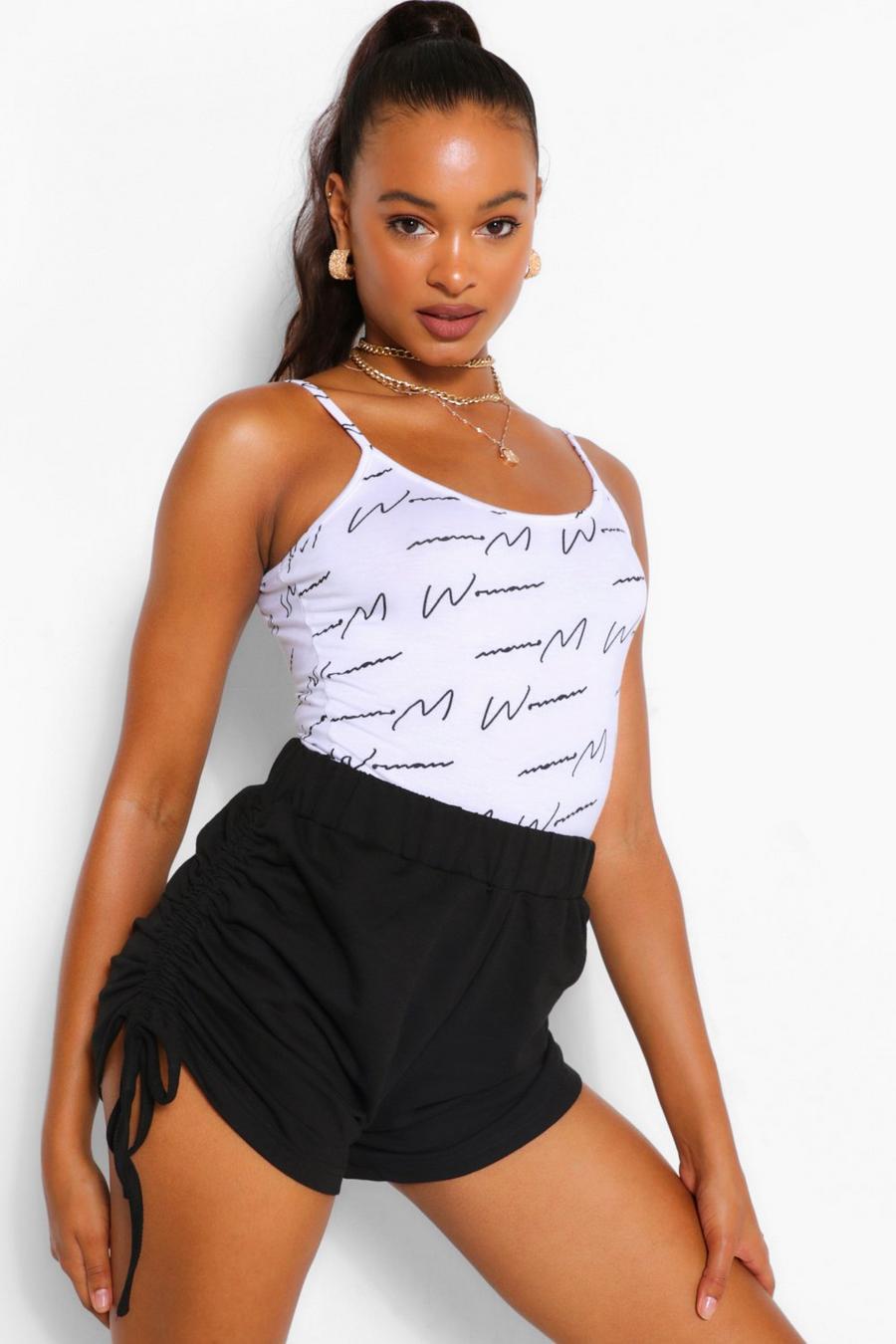 White Woman Script Cami Tank Top image number 1