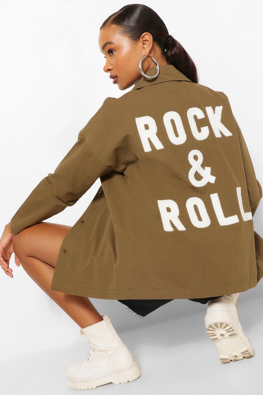 khaki rock and roll jacket