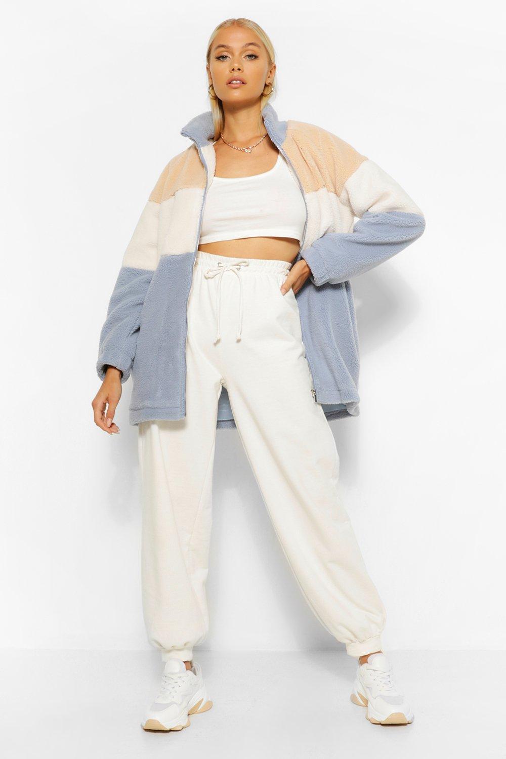 Boohoo colour block jacket sale