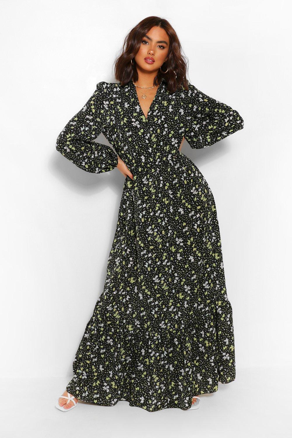 Button cheap maxi dress