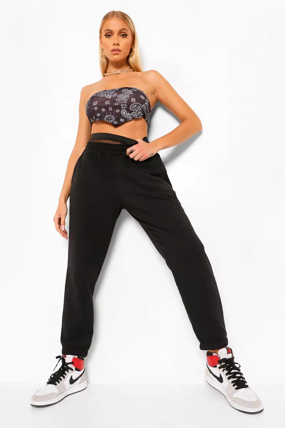 Fishnet joggers store