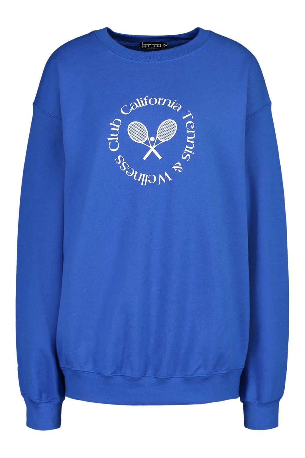 California tennis and 2025 wellness club sweatshirt