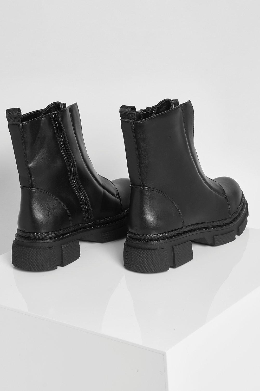 Zip clearance biker boots