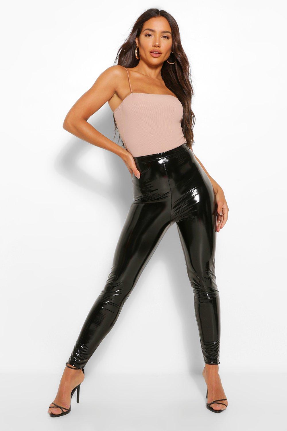 Vinyl high waisted clearance leggings