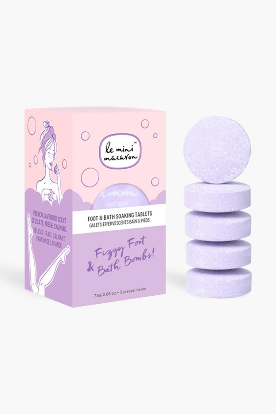 Lilac Le Mini Macaron Fizzy Foot Bathbomb image number 1