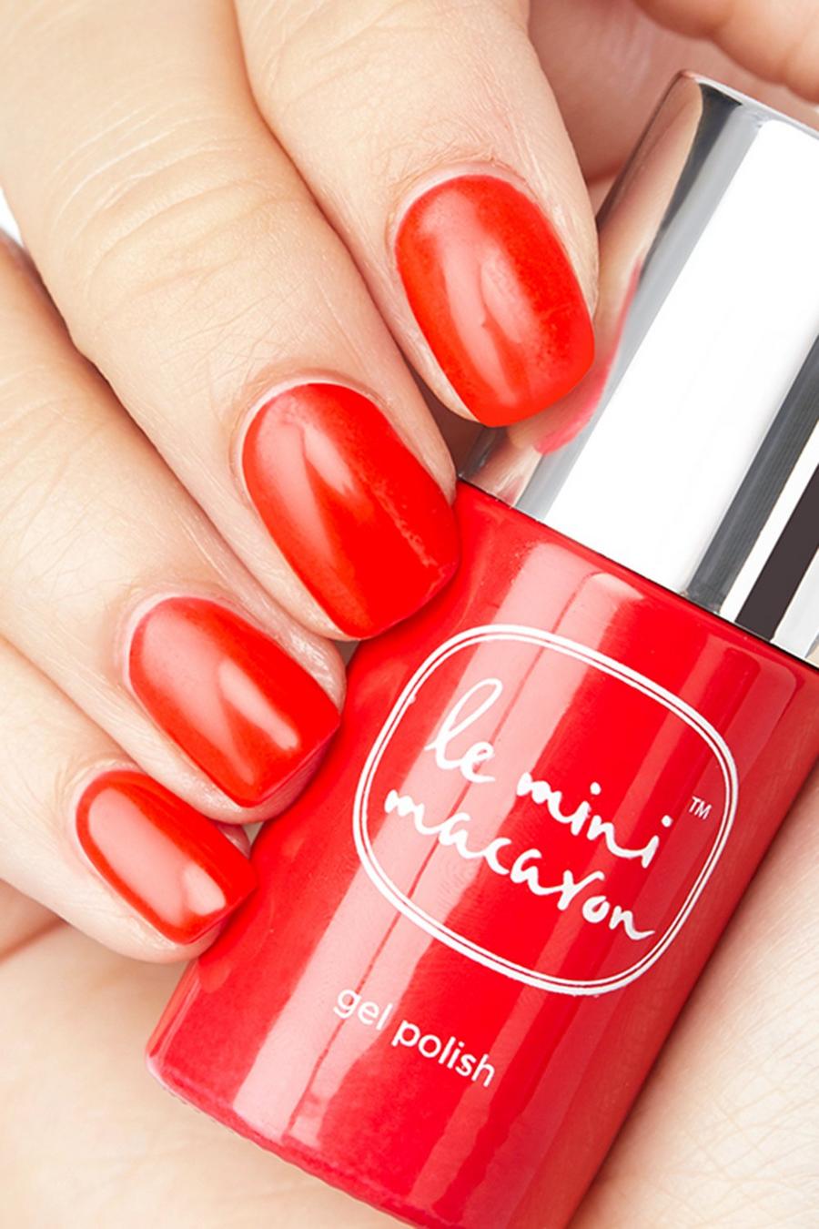 Le Mini Macaron Cherry Red Gel-Nagellack, Rot image number 1
