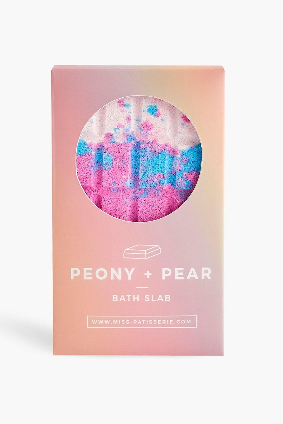 Miss Patisserie Peony Pear Bath Slab - bagnoschiuma solido pera e peonia, Multi image number 1