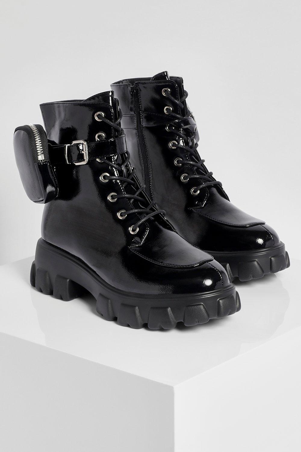 hiker boots boohoo