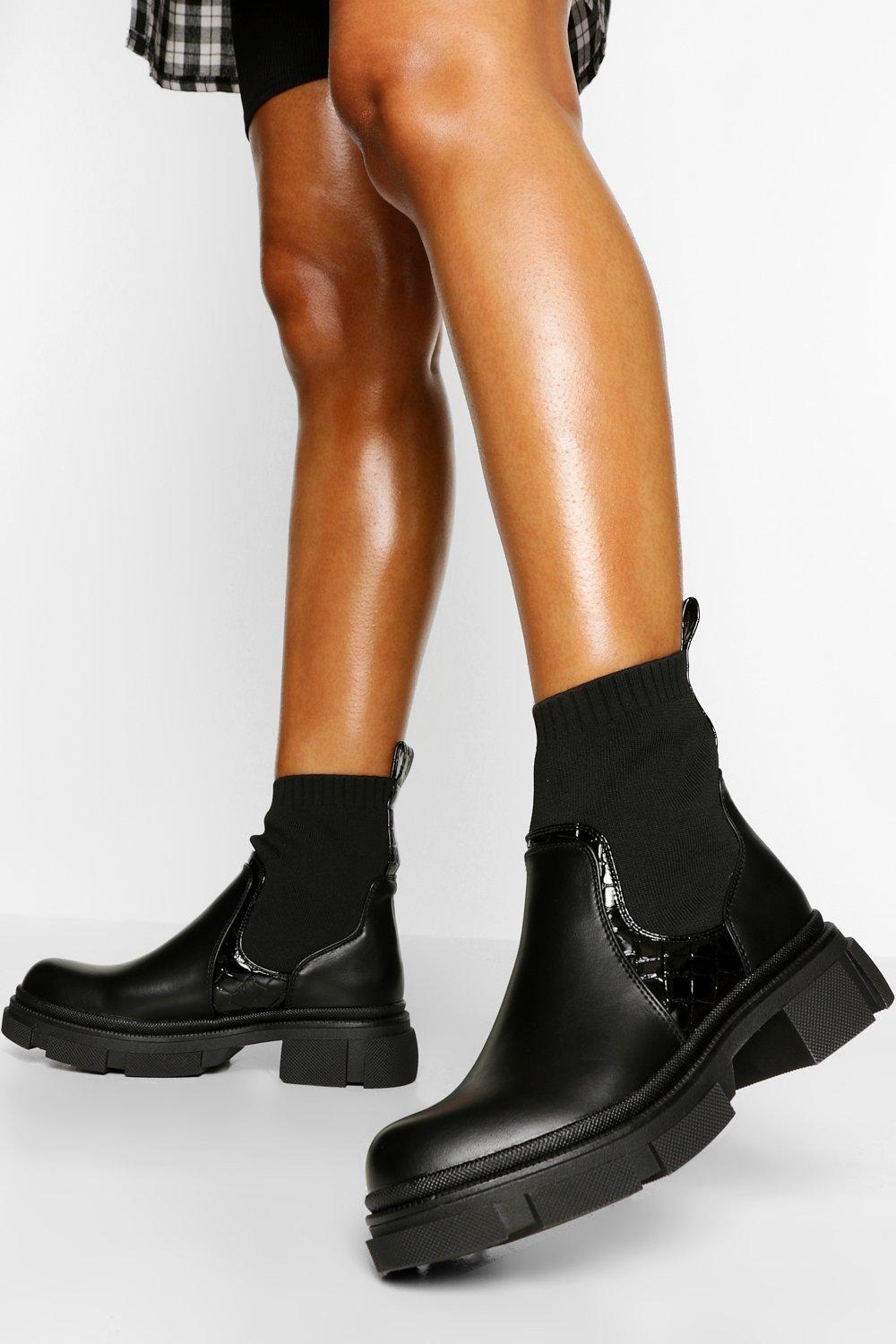 boohoo chelsea boots