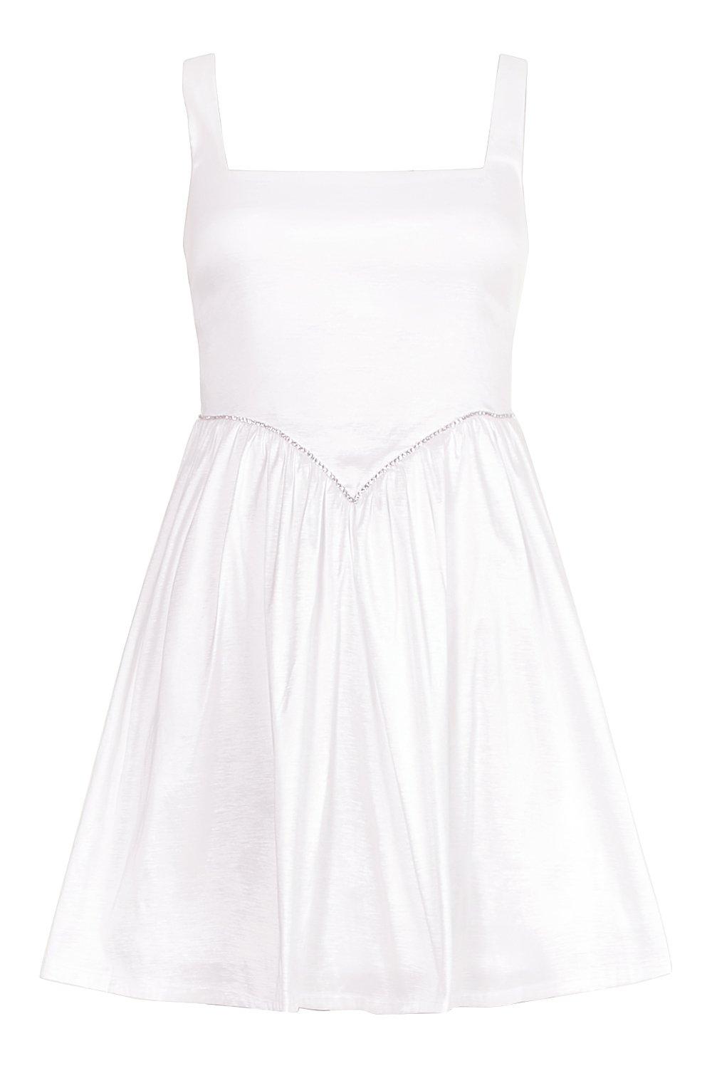 diamante skater dress