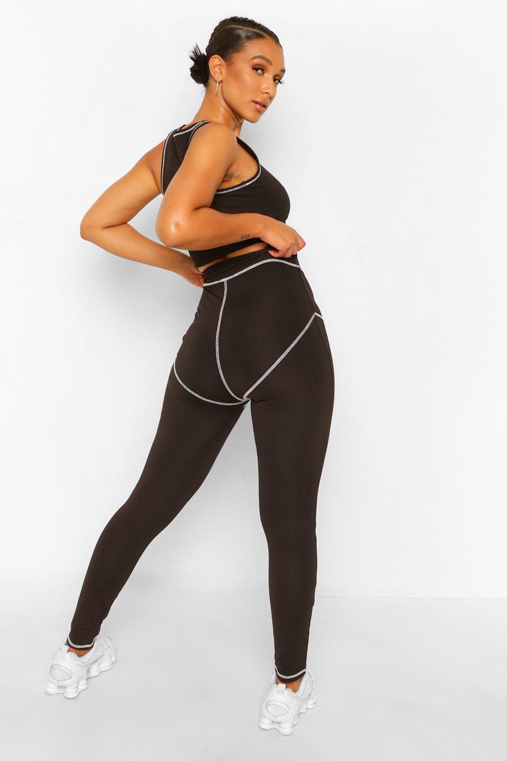 Contrast Stitch Sweat And Legging Set