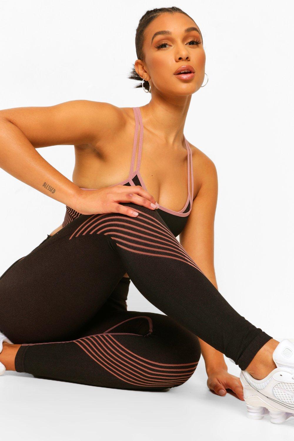 Fit Woman Seamless Contour Workout Leggings