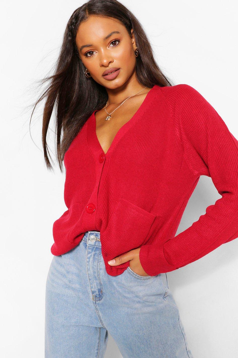 camel v neck cardigan