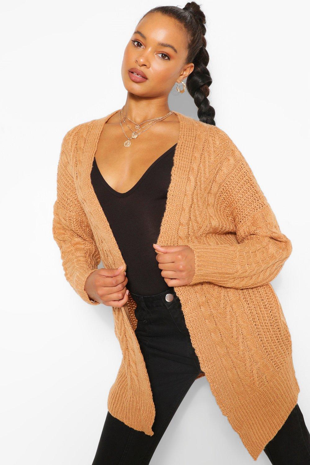 boohoo ladies cardigans