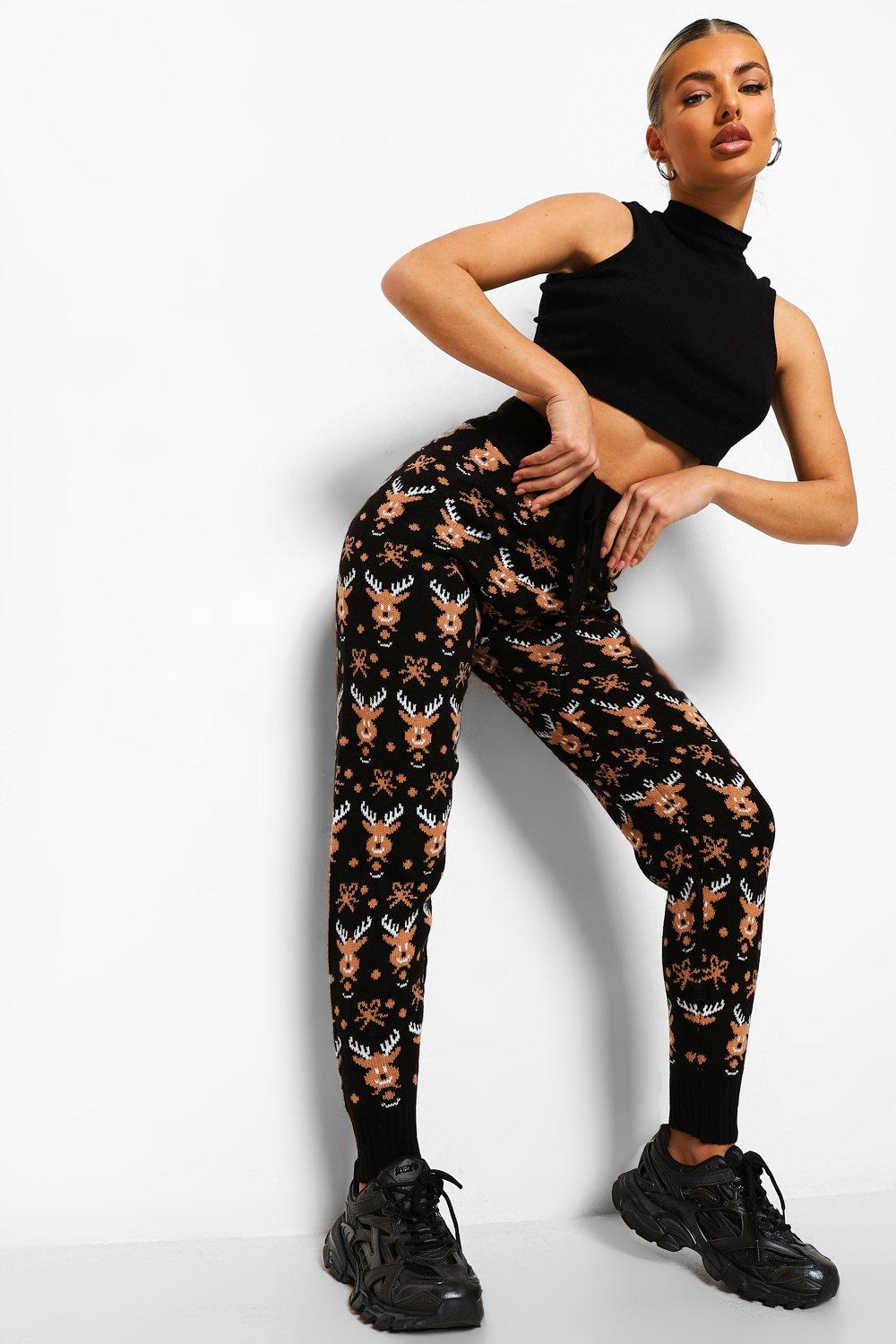 Legging de No l imprim renne boohoo