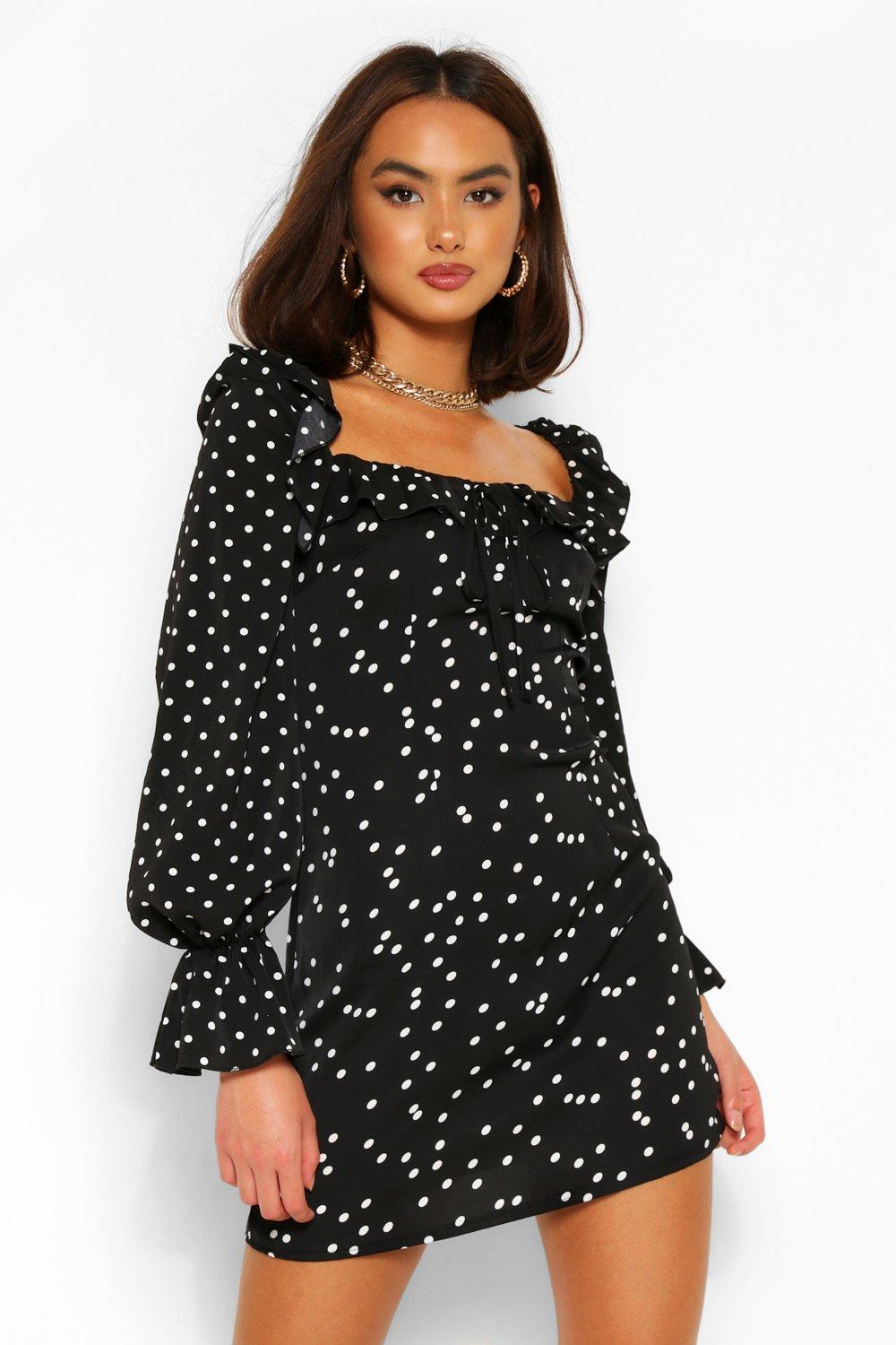 Bohowobo polka dot clearance dress