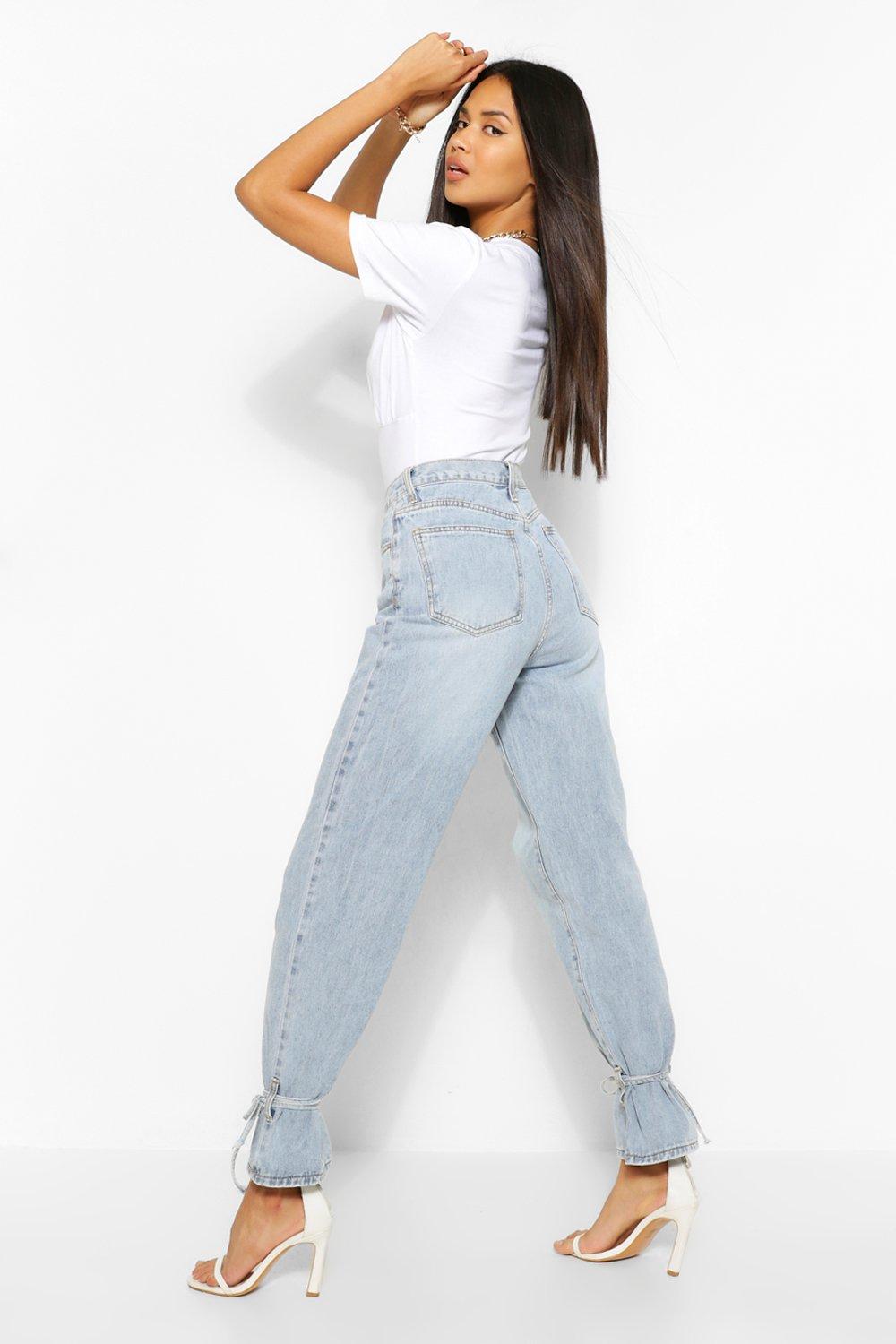 Tie store mom jeans