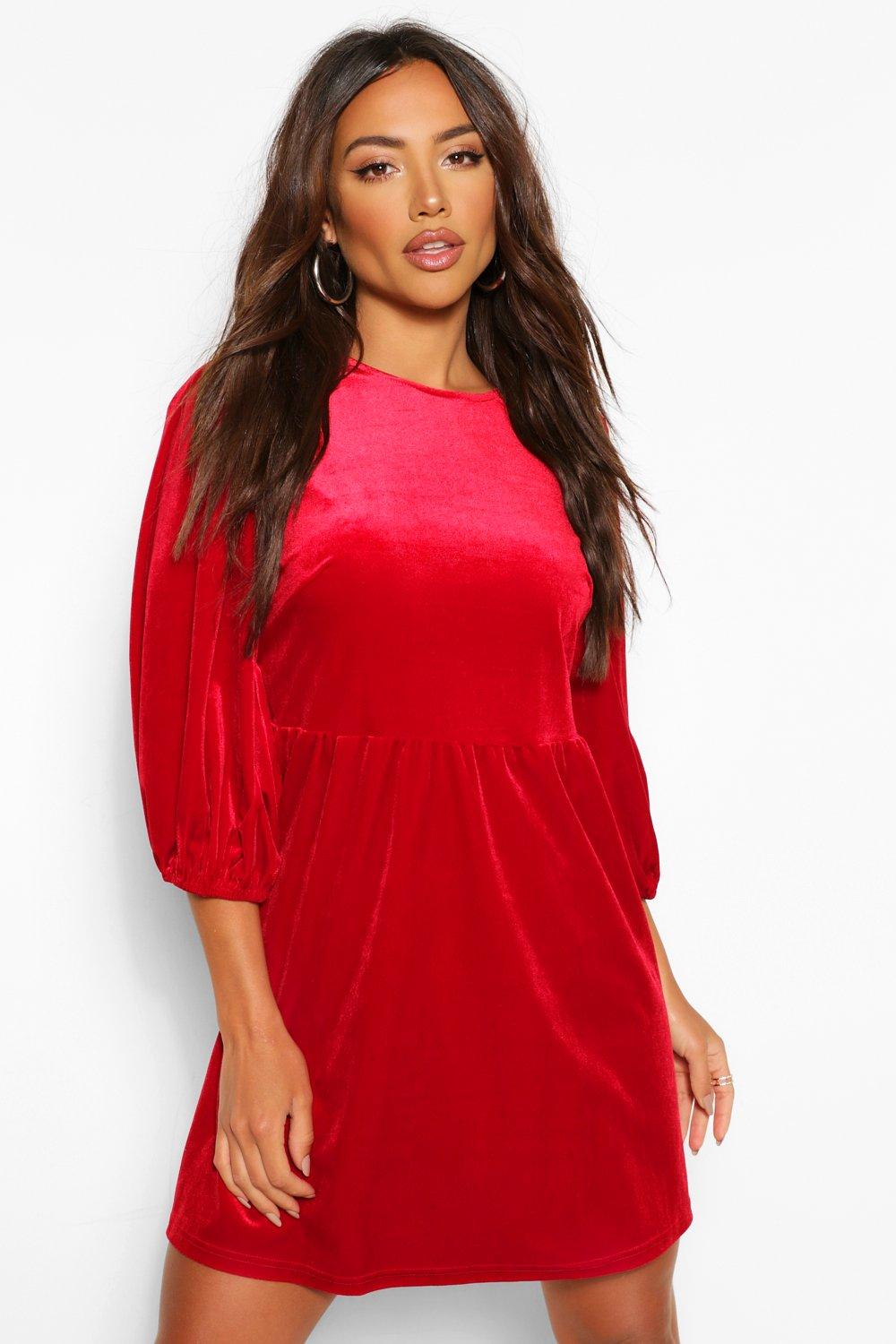 red velvet dress canada