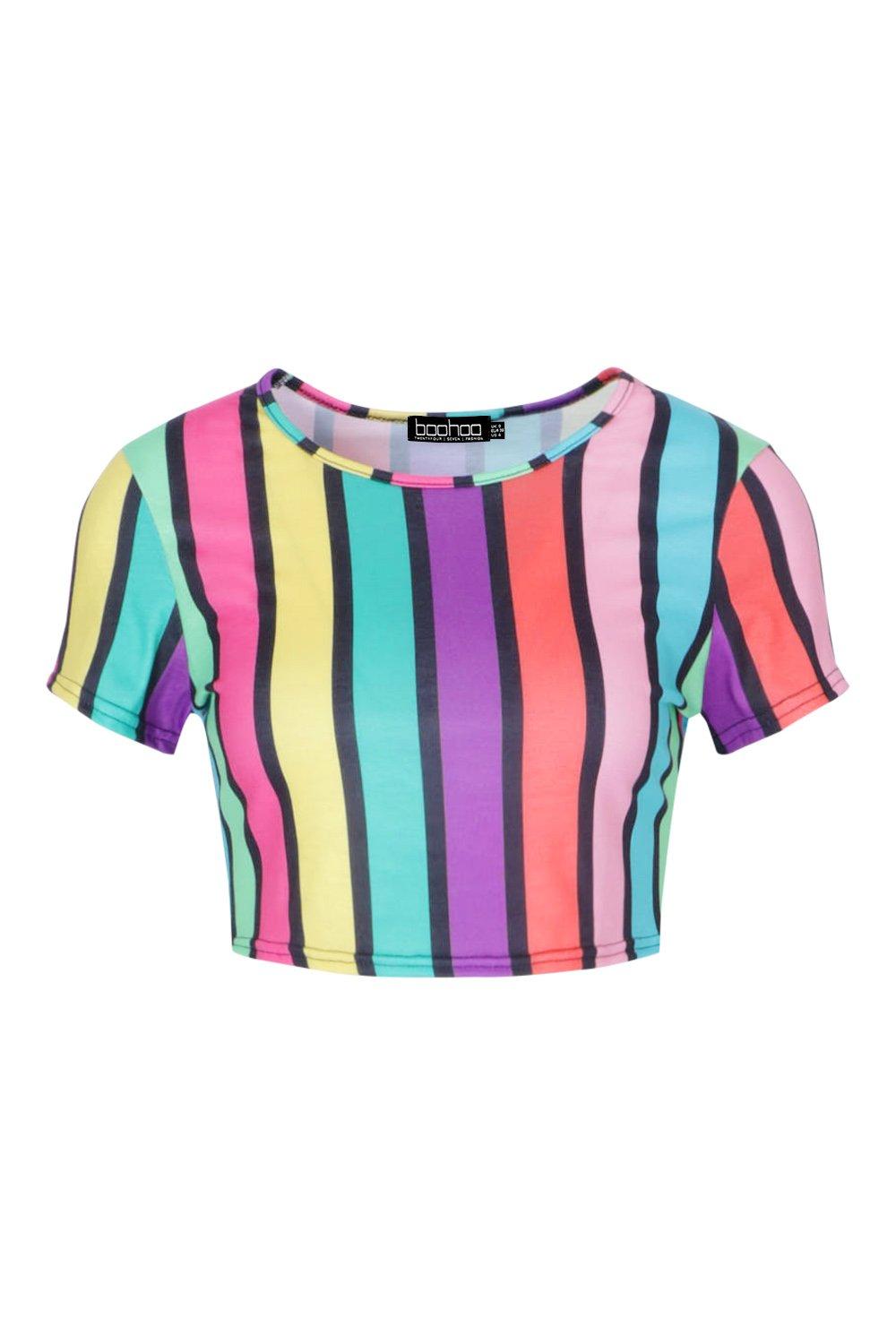 Boohoo on sale rainbow top