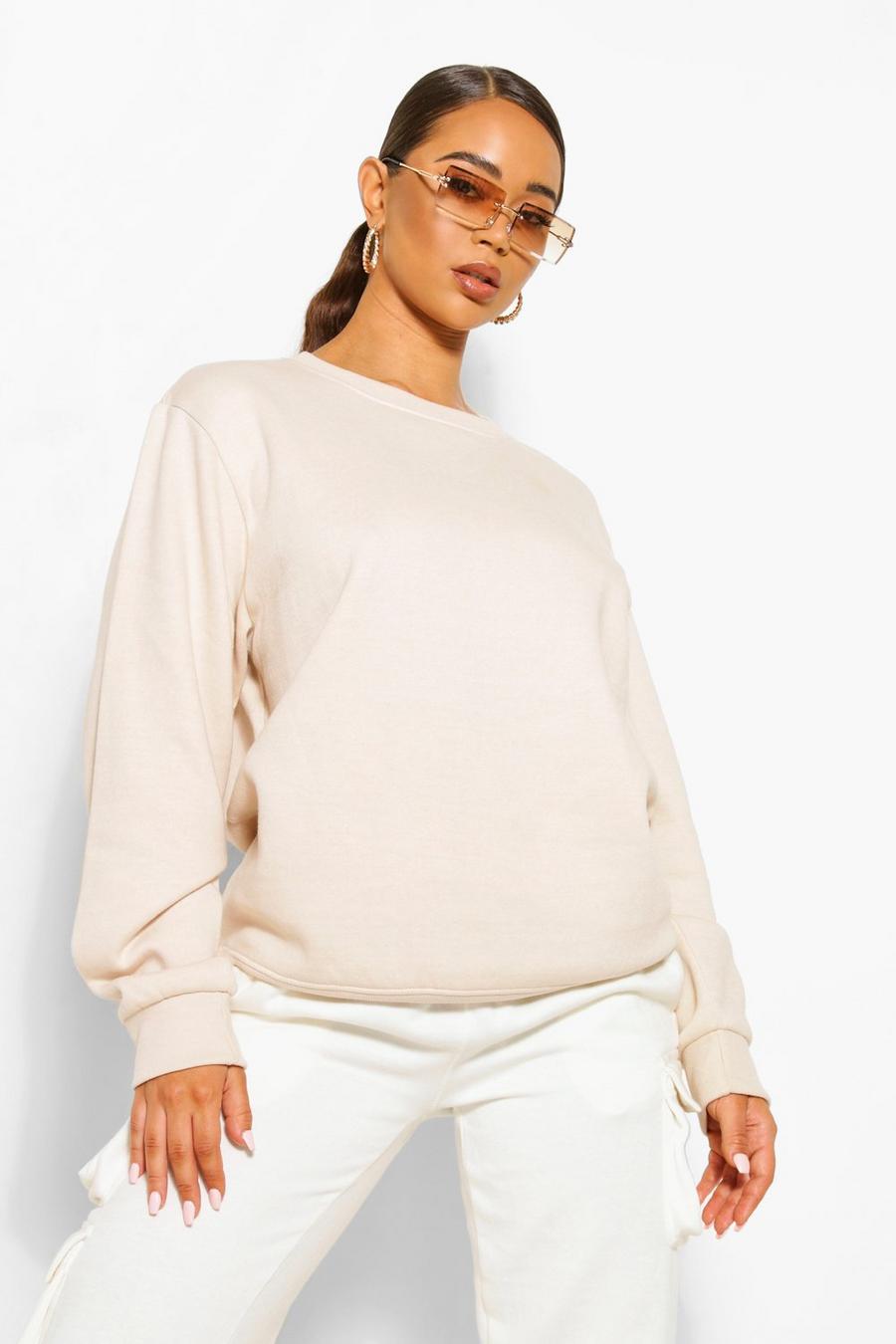 Stone Basic Oversize sweatshirt image number 1