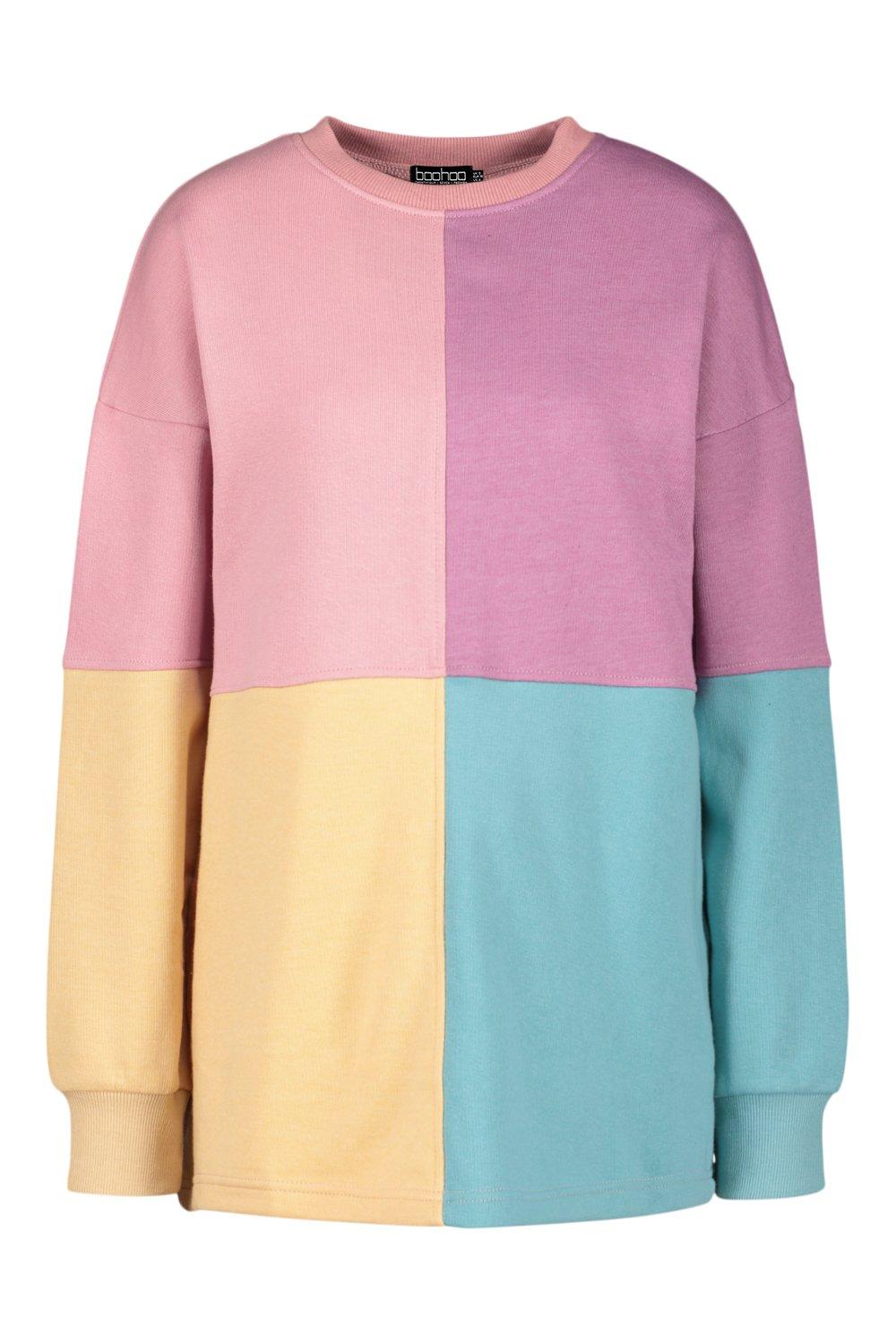 Colour block 2024 oversized jumper