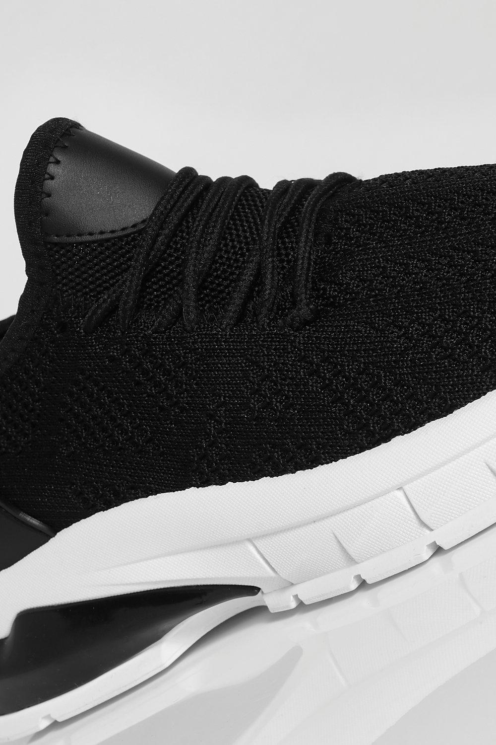 Nike black bubble on sale trainers