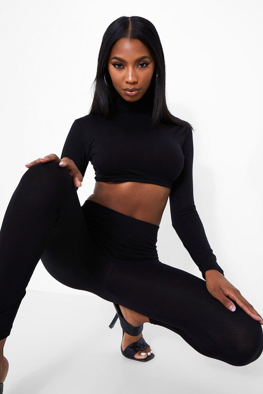 2 Pack High Neck Top & Legging Co-Ord Set