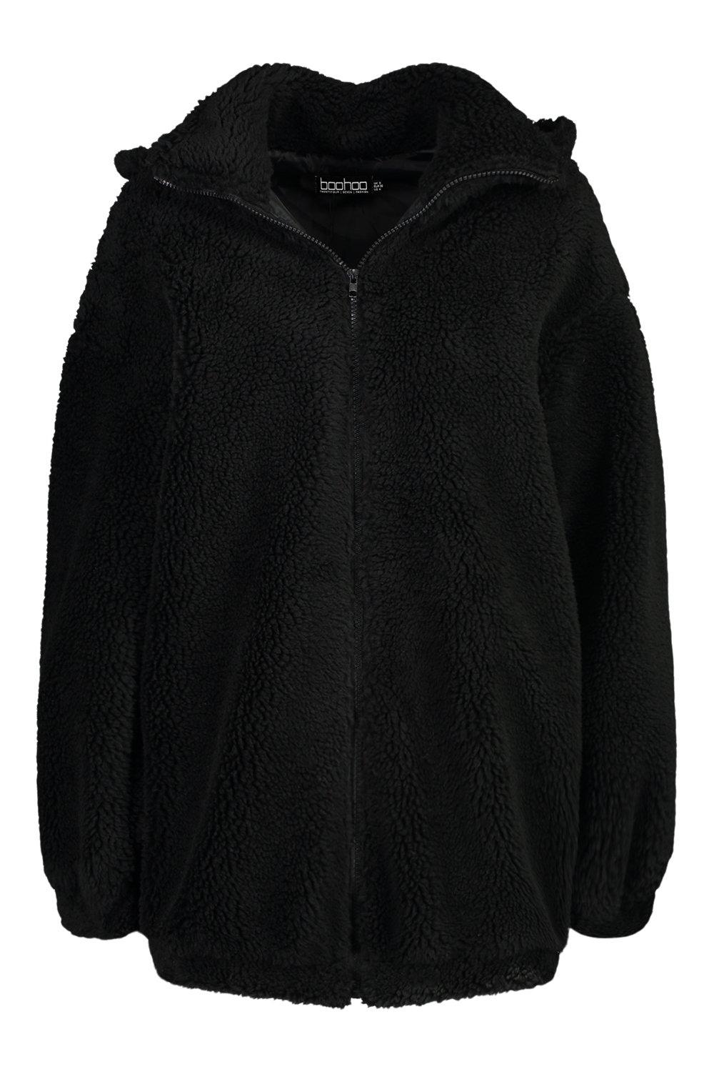 Boohoo teddy hot sale bear jacket