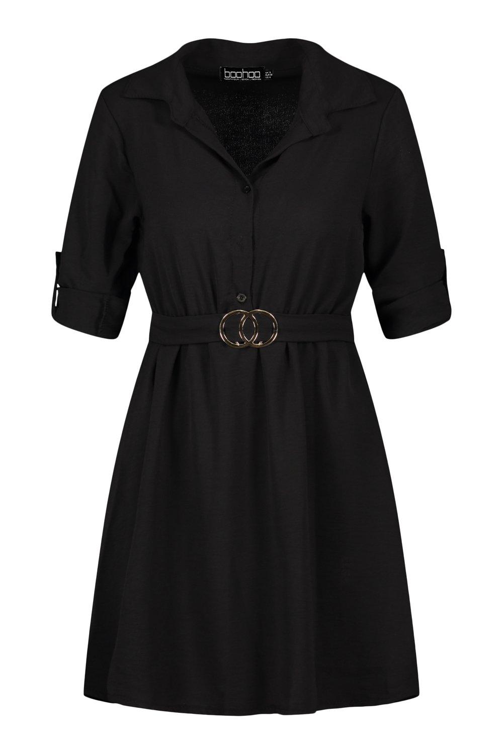 Shirt clearance belt dress