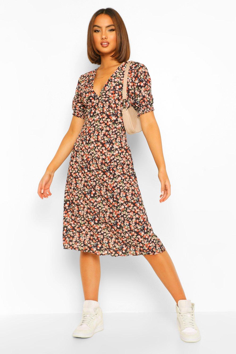 Midi length tea clearance dresses