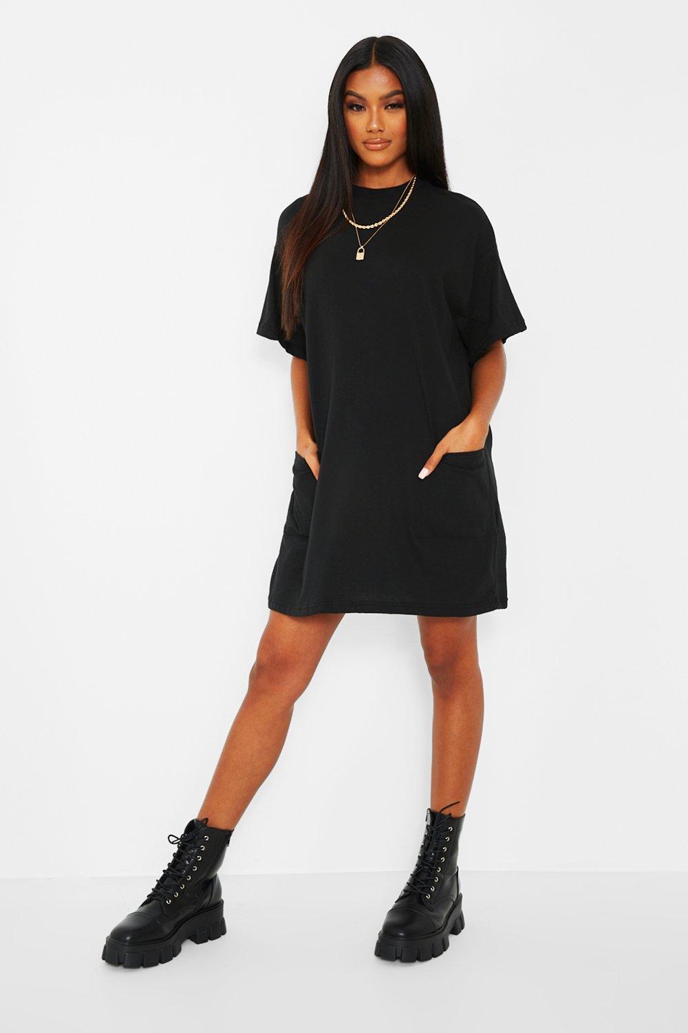 Baggy t shirt dress best sale with pockets