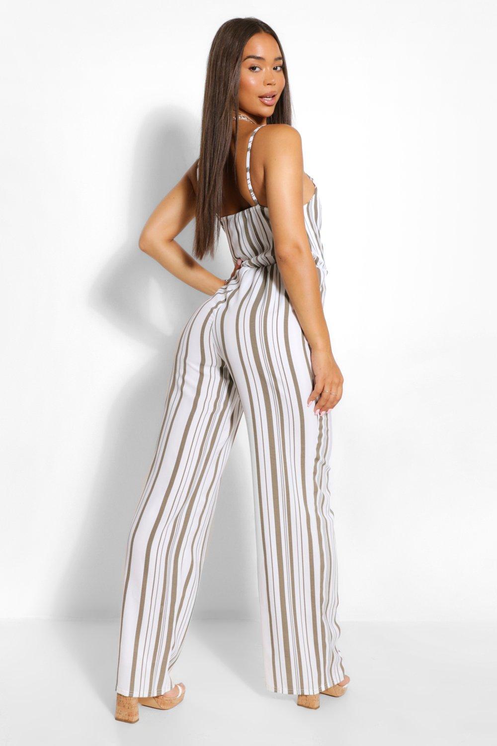 2 piece striped store jumpsuit