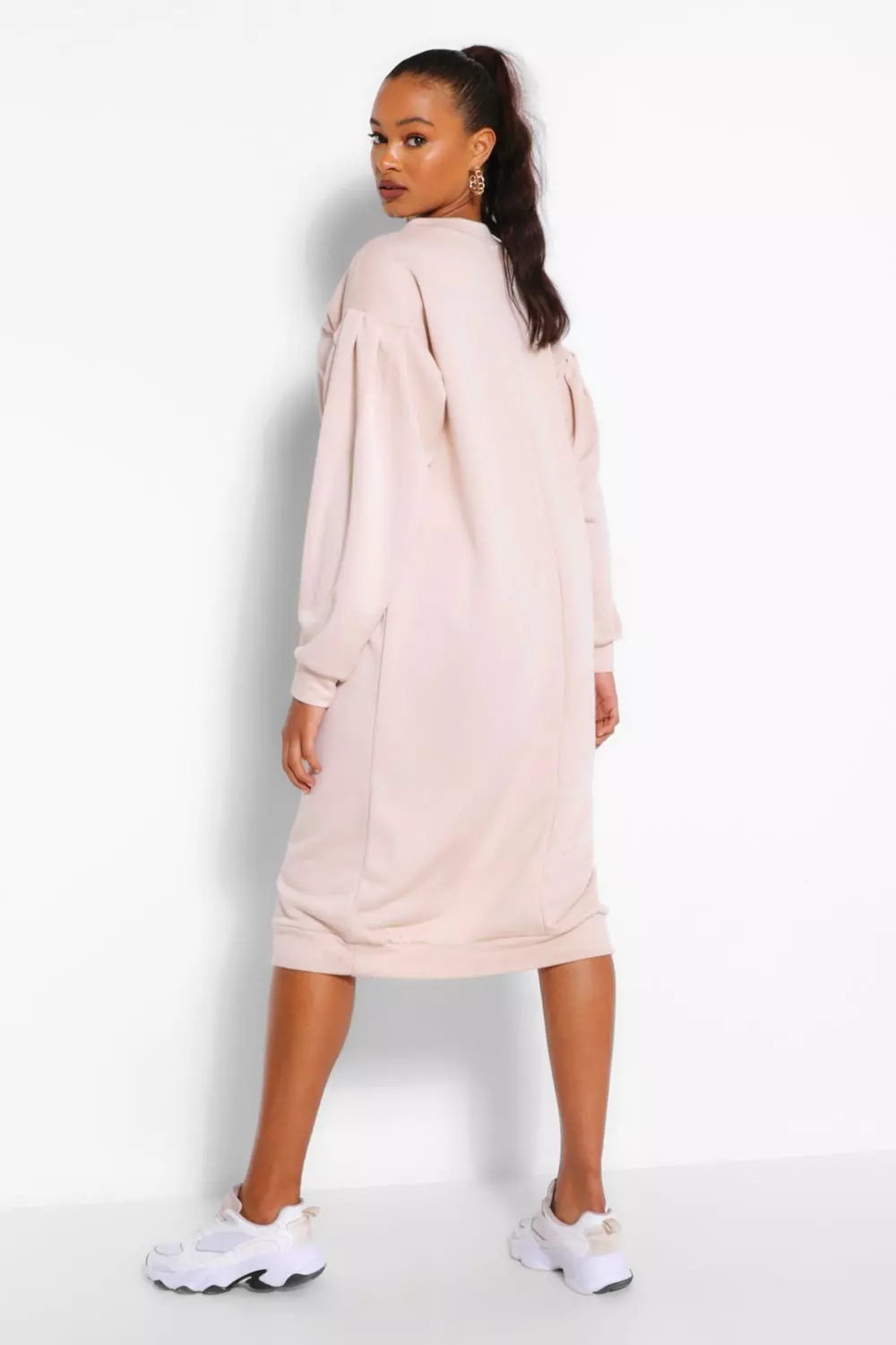 Oversized midi hot sale sweater dress