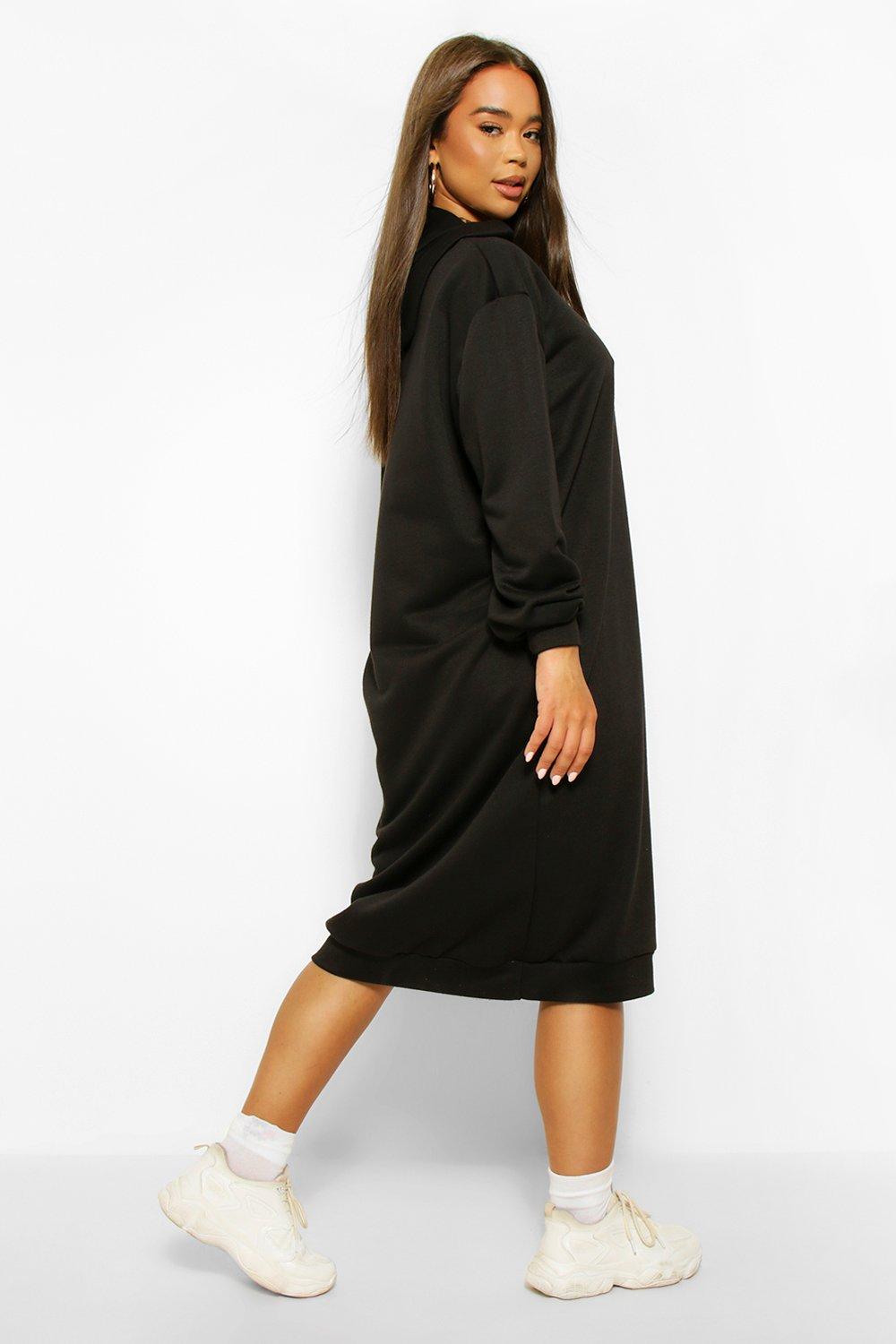 Oversized midi hot sale sweater dress