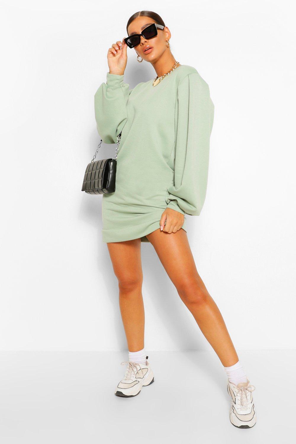 Bubble sleeve hotsell sweater dress