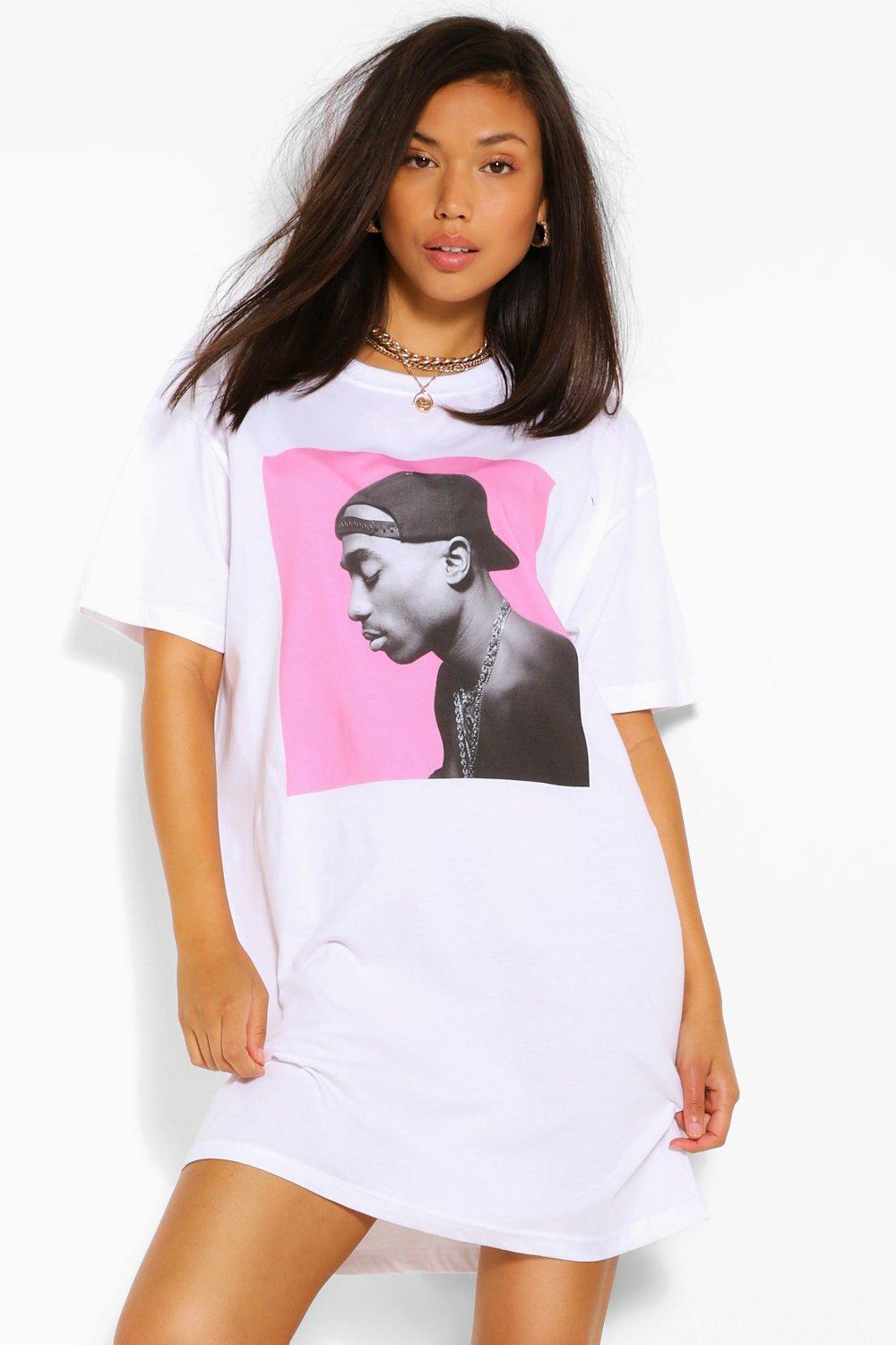tupac shirt dress