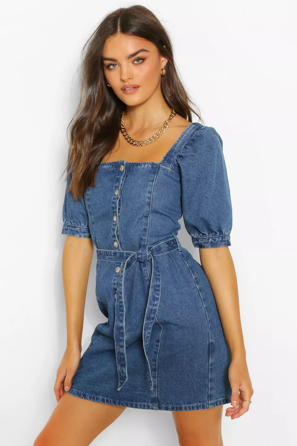 Finders keepers shop denim dress