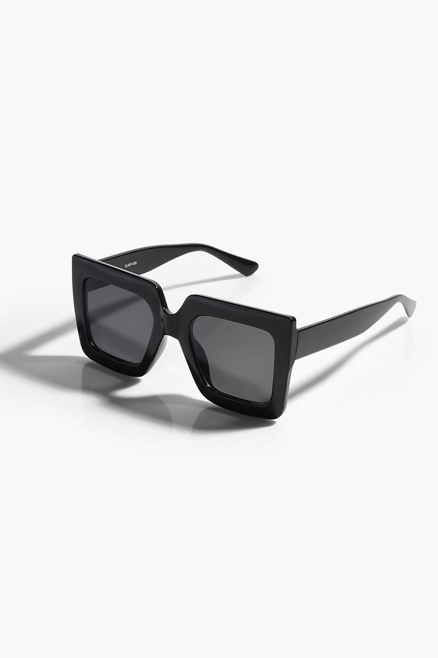 Chunky solglasögon med fyrkantiga bågar image number 1