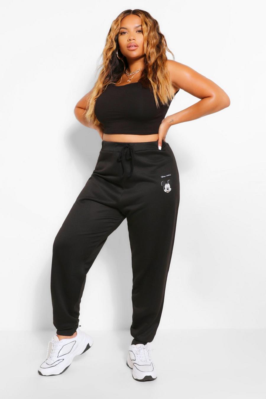 Grande taille - Jogging Mickey collection Disney X Boohoo, Black image number 1