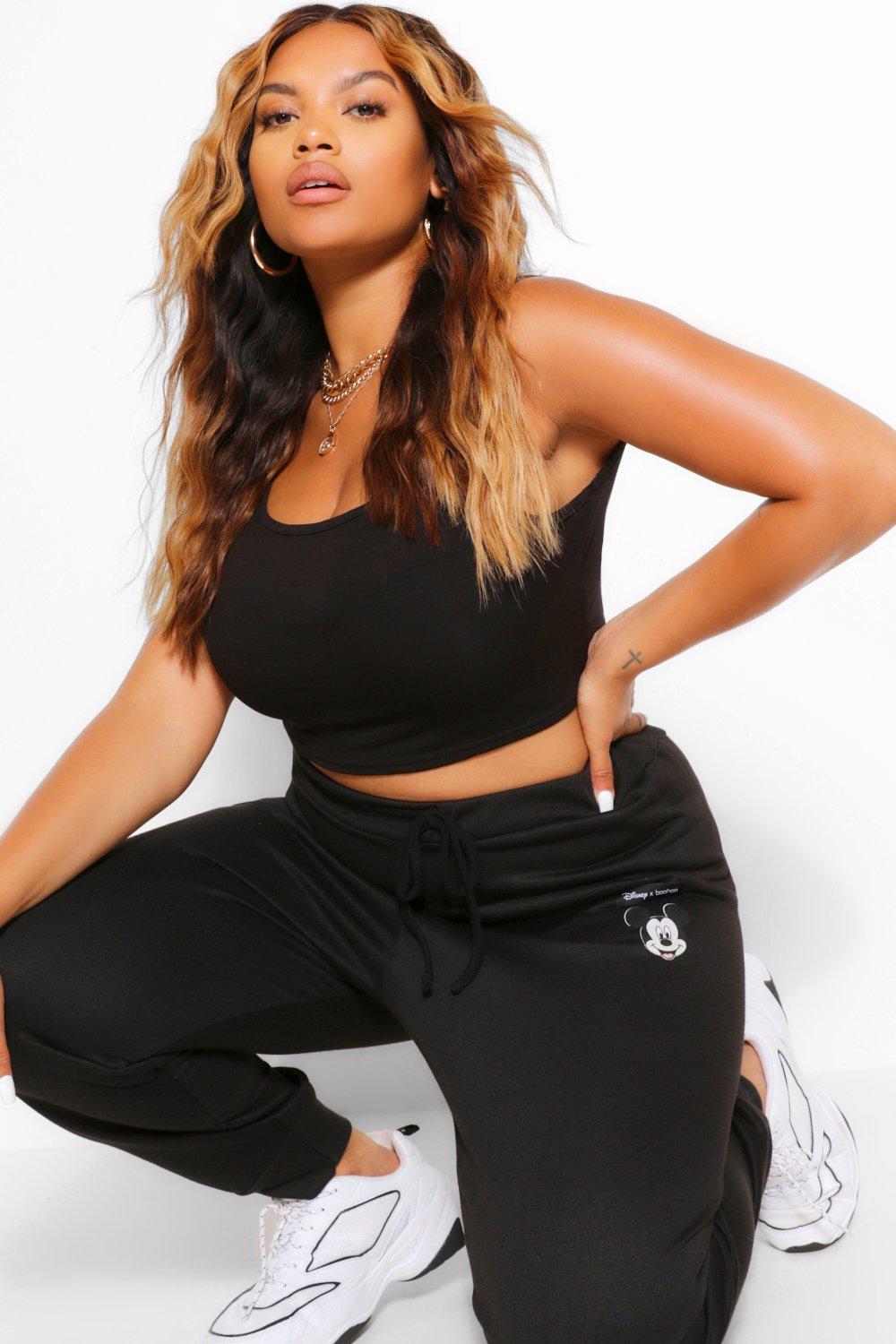 Boohoo curve joggers hot sale