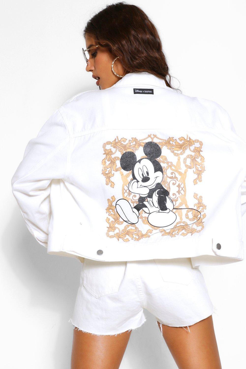 Veste en jean graphique Mickey collection Disney X Boohoo