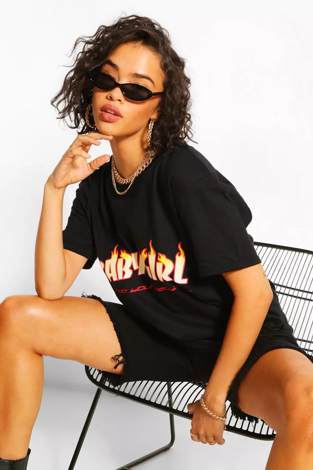 Oversized thrasher t shirt hot sale dress