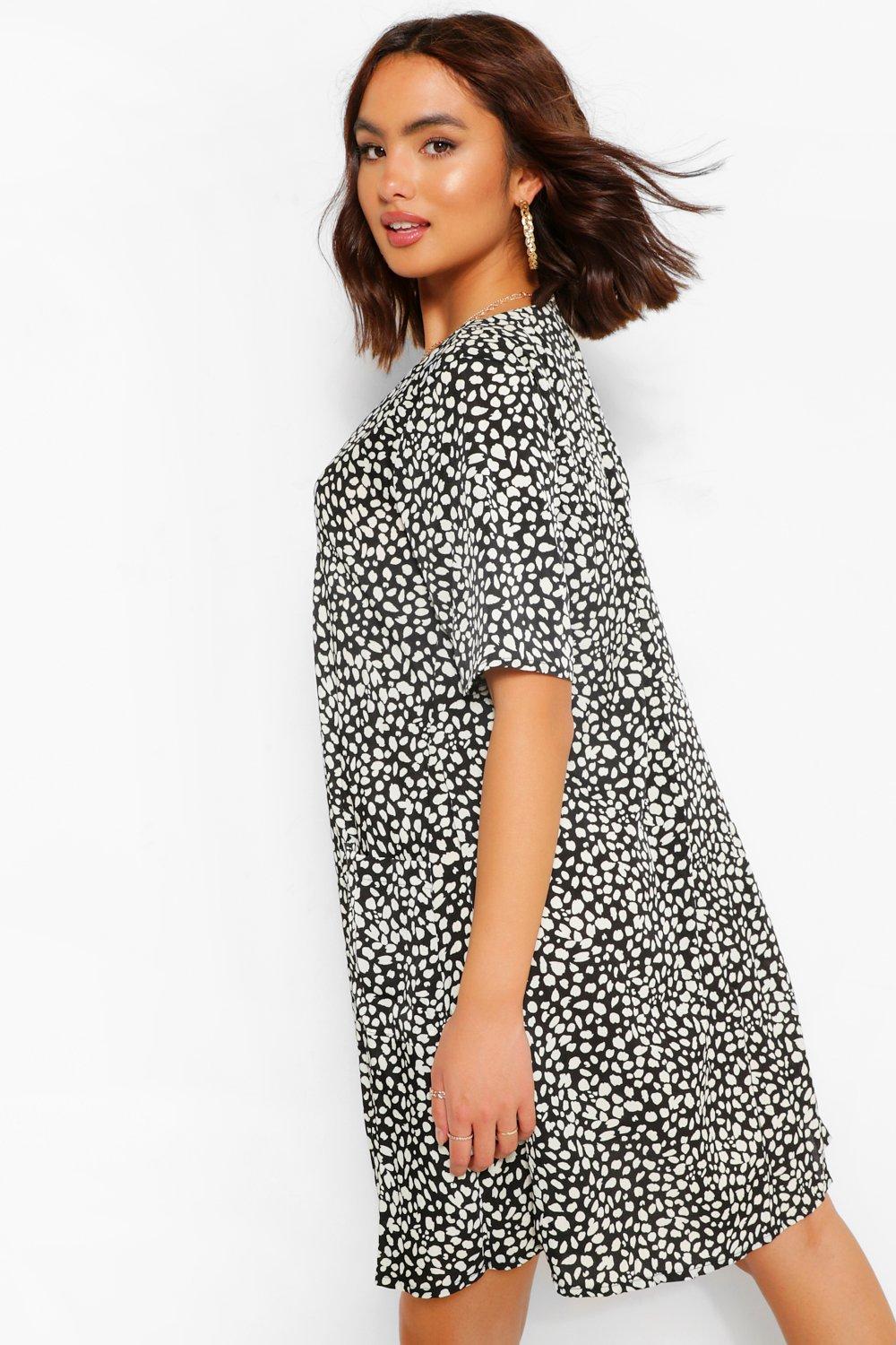 boohoo dalmatian print