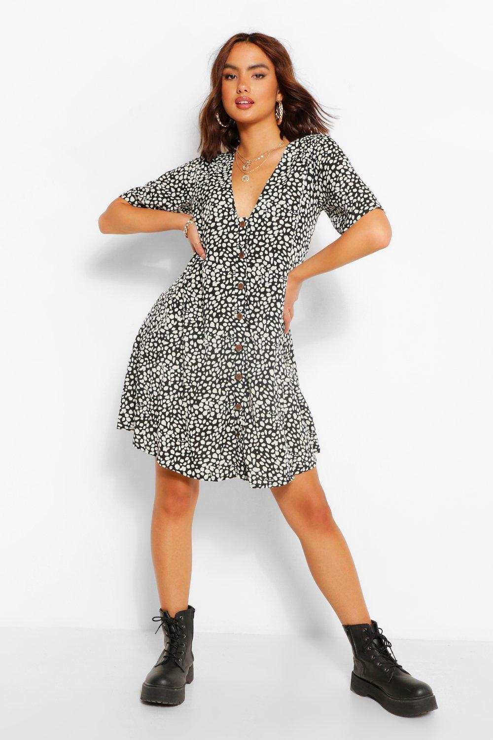 Boohoo sales dalmatian dress