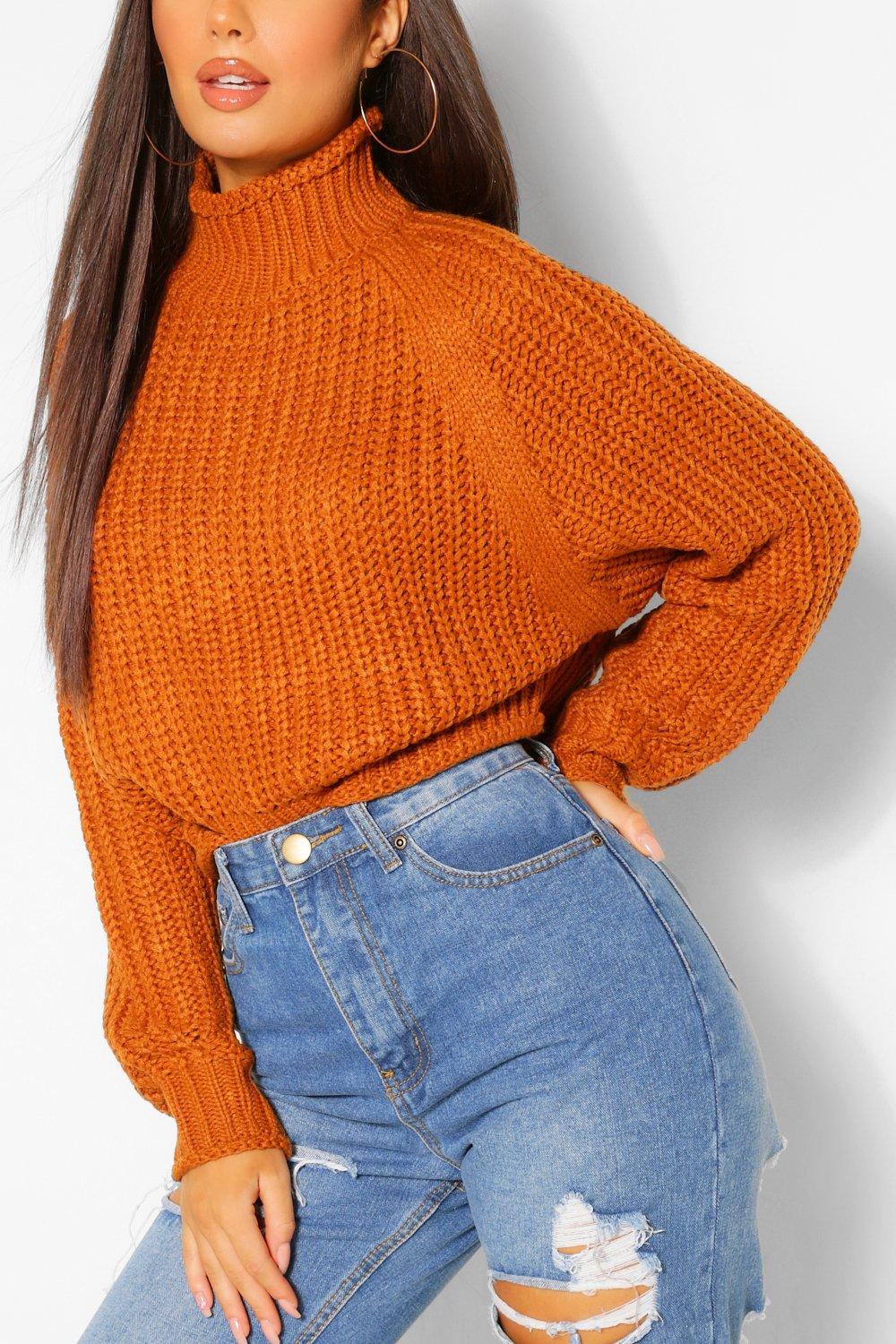 Chunky hot sale cropped jumper