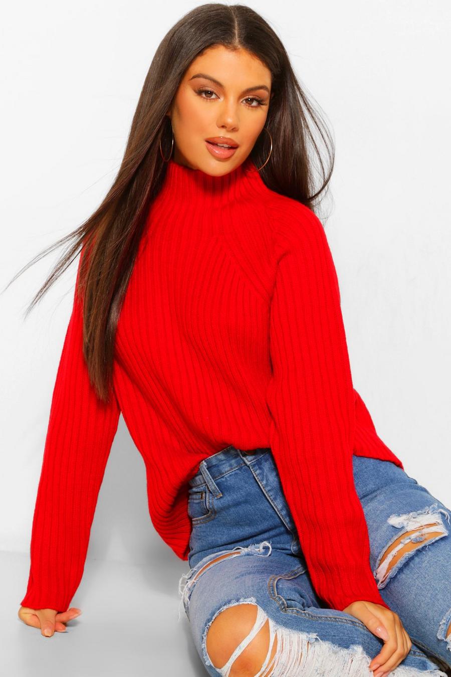 High Neck Oversized Sweater image number 1