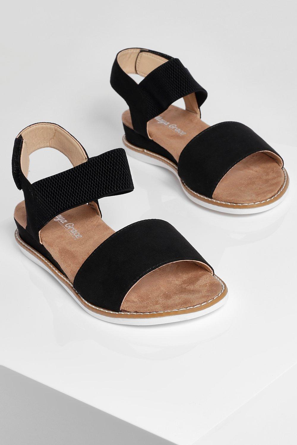 Elastic strap sandals hot sale uk