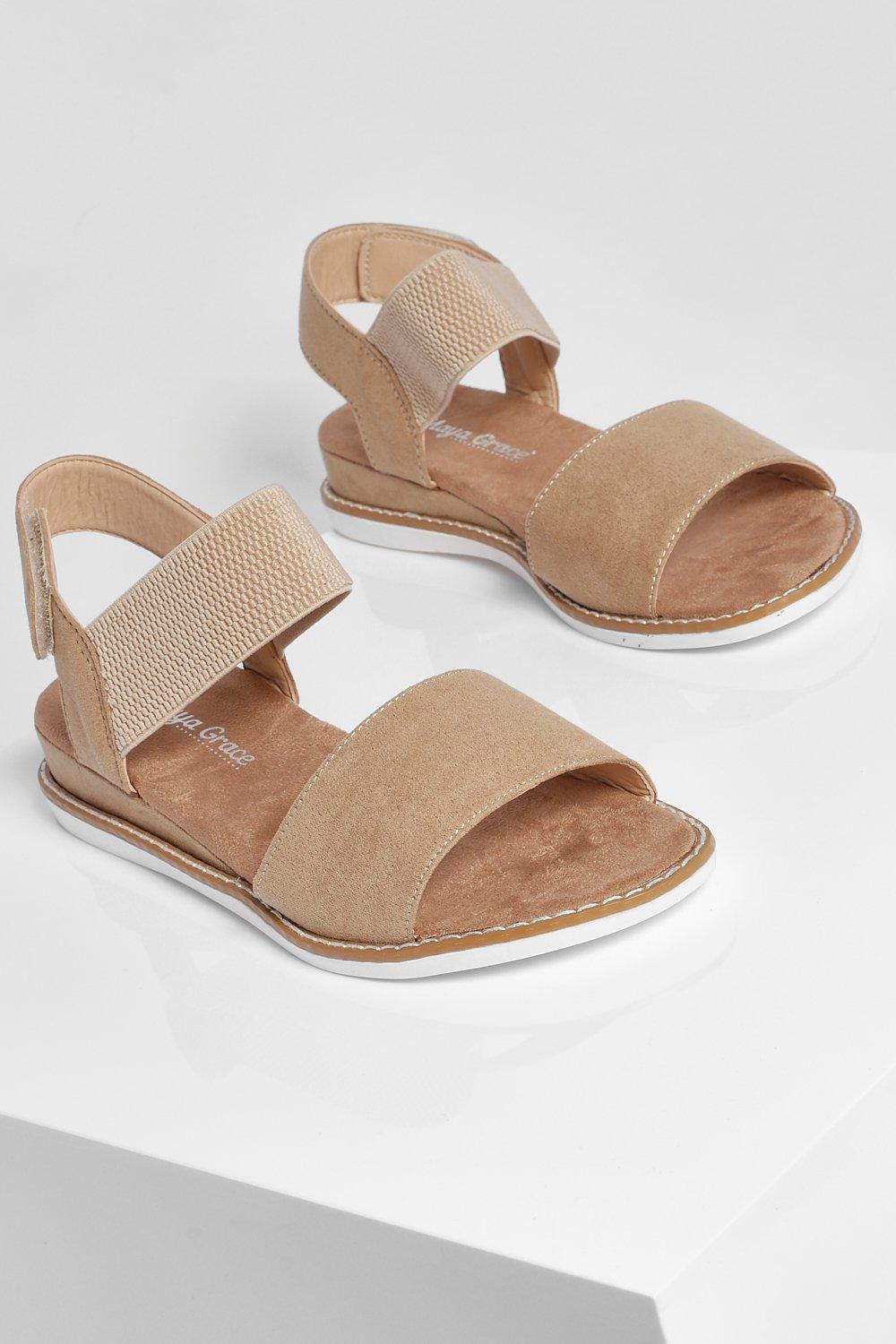 Sandalias con tiras discount elasticas