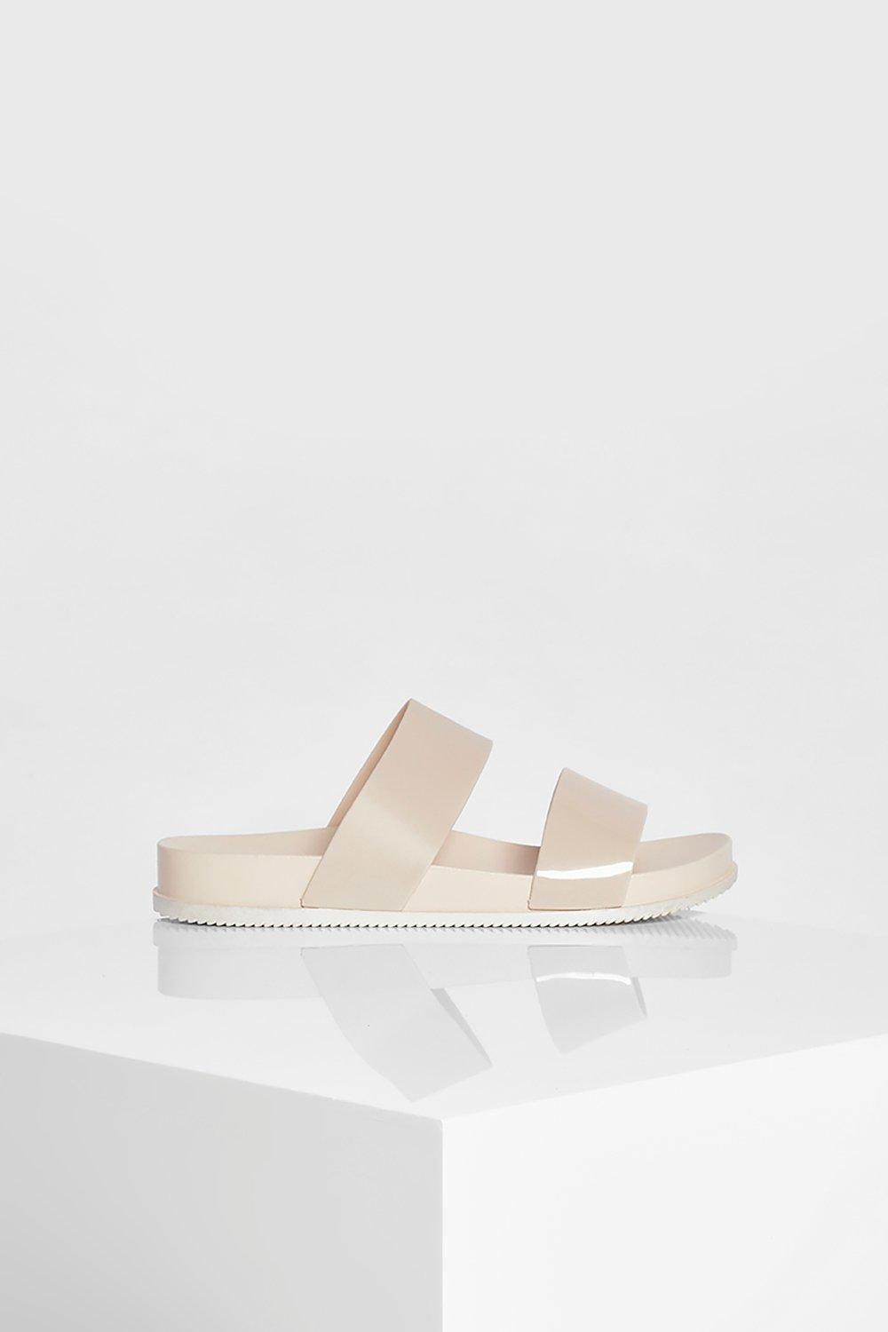 Double Strap Jelly Sliders