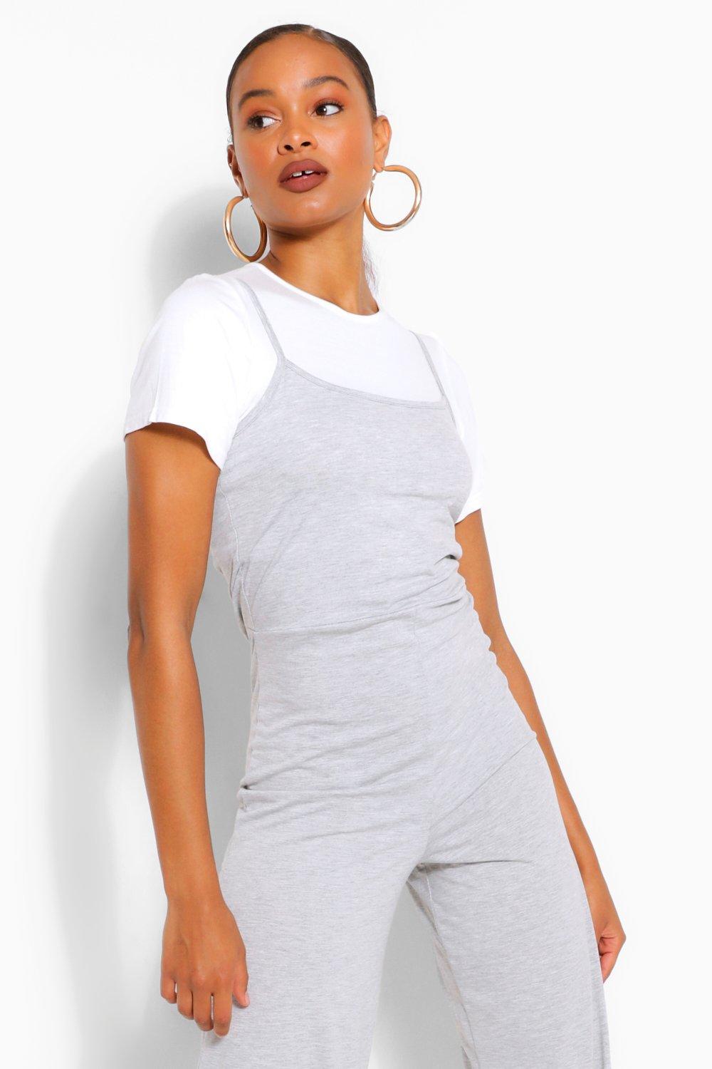 Jumpsuit with clearance white shirt